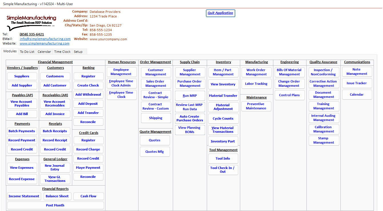 Manufacturing Software For Small Business